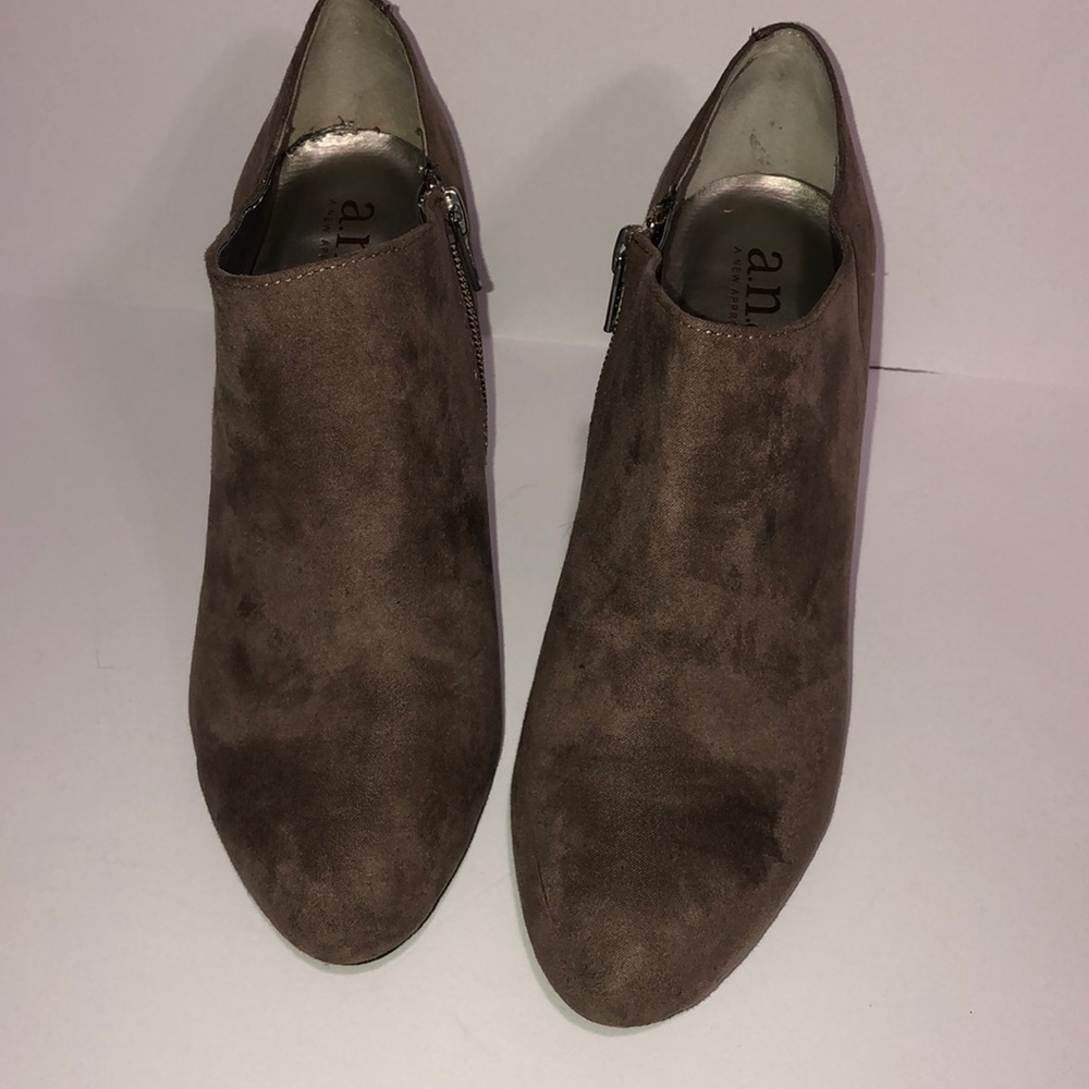 a.n.a Taupe Booties - Picture 2 of 5